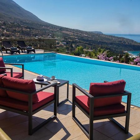 Lourdas Beach View Villa Vlachata Exterior photo