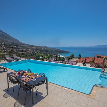 Lourdas Beach View Villa Vlachata Exterior photo