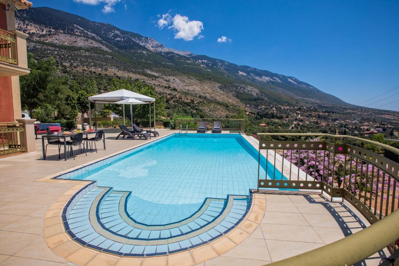 Lourdas Beach View Villa Vlachata Exterior photo