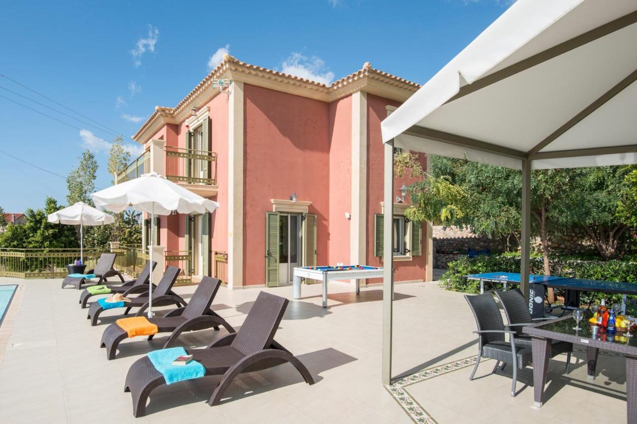 Lourdas Beach View Villa Vlachata Exterior photo
