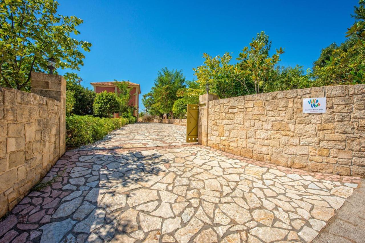 Lourdas Beach View Villa Vlachata Exterior photo