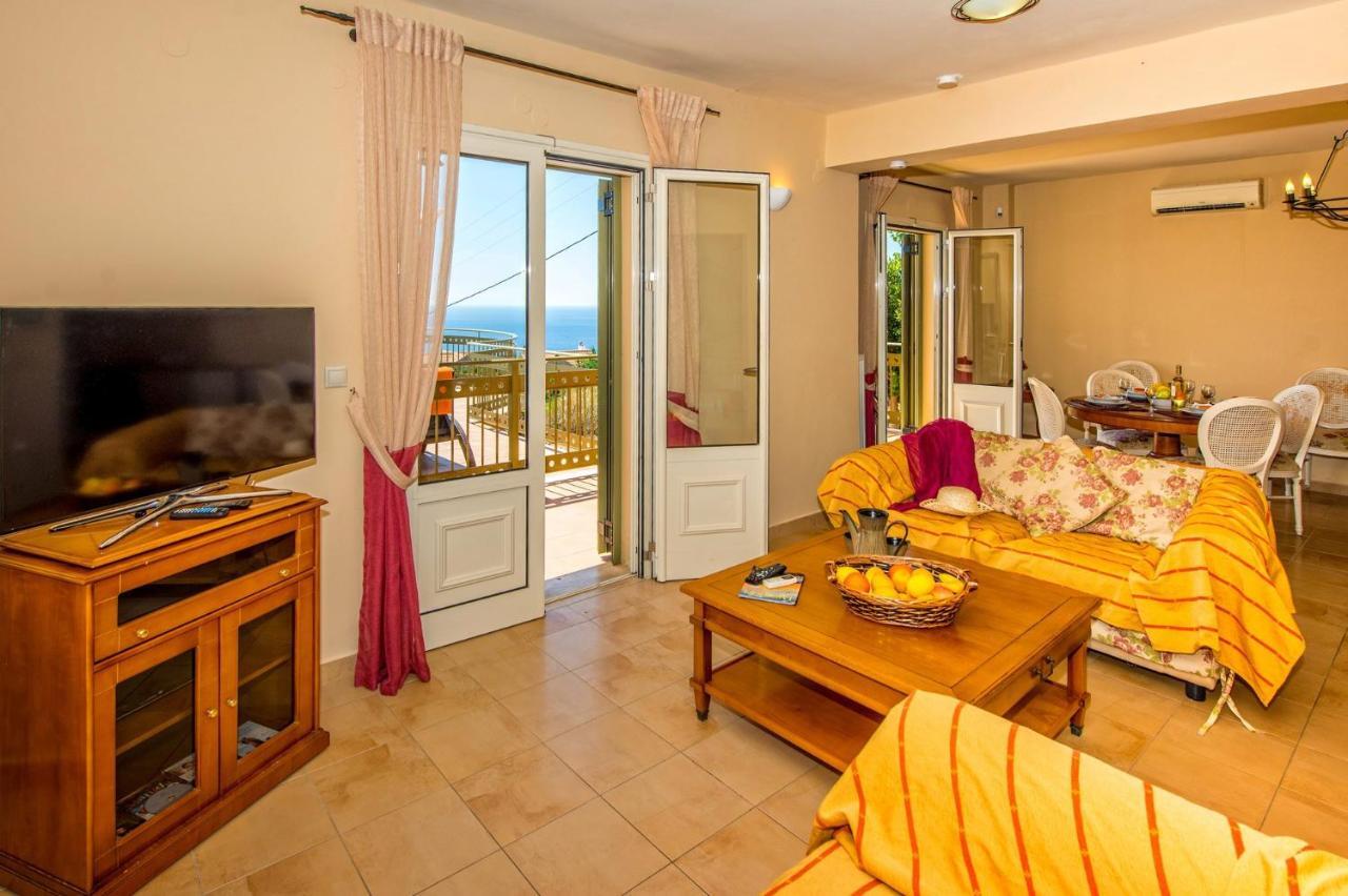Lourdas Beach View Villa Vlachata Exterior photo